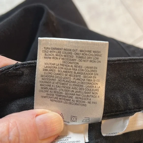 Jones New York Jeans - Beautiful Black Pants - Lexington Straight - Size 12 - Picture 11 of 16